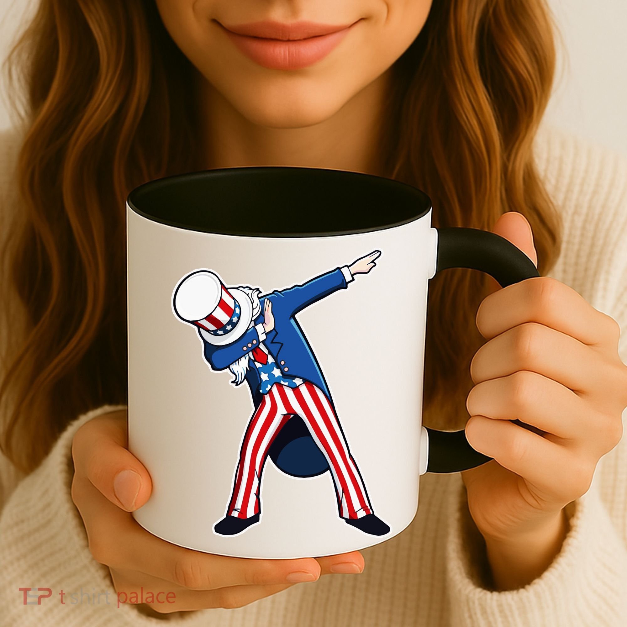 Dabbing Uncle Sam 4th of July Independence Day Coffee Mug