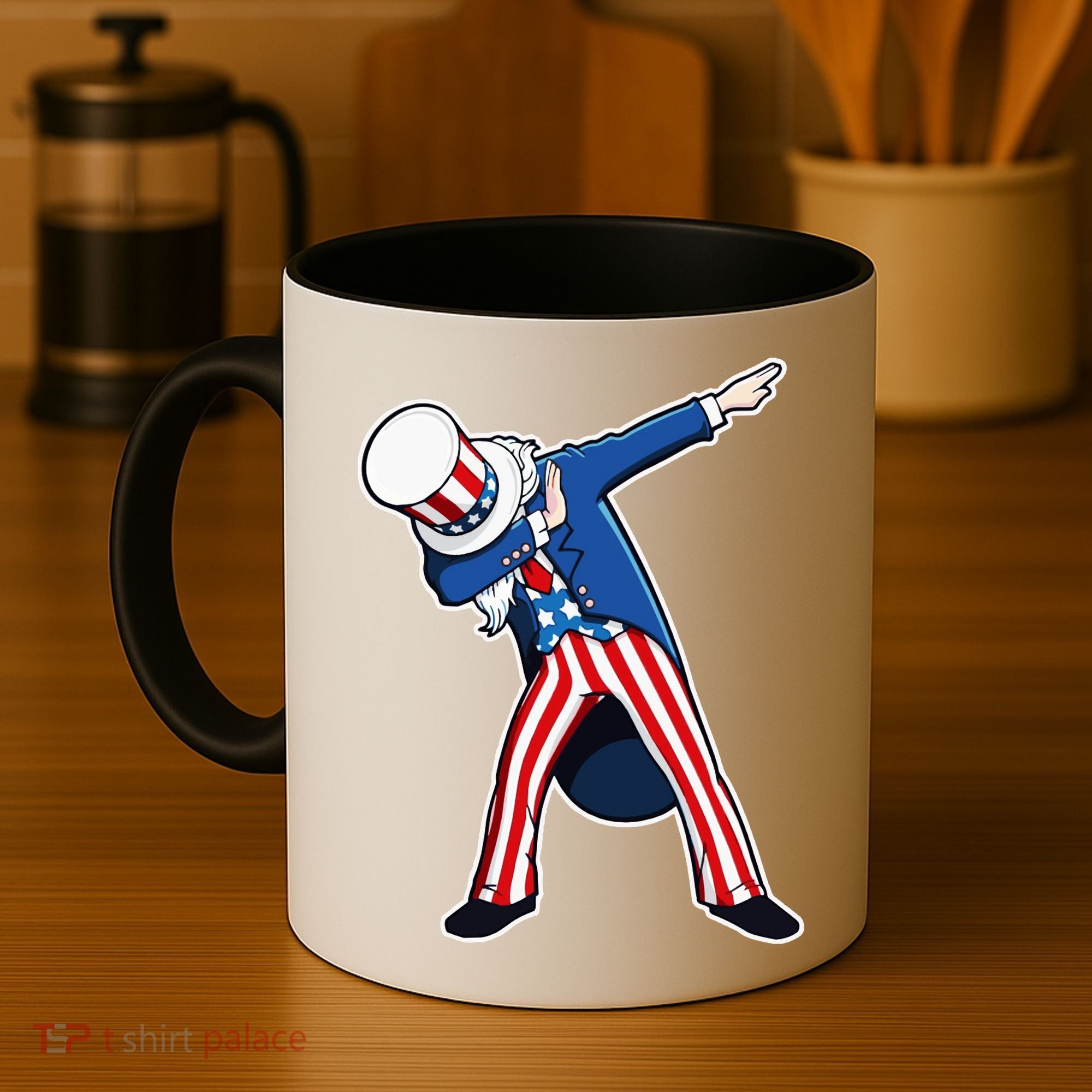 Dabbing Uncle Sam 4th of July Independence Day Coffee Mug