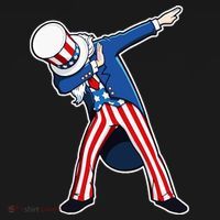 Dabbing Uncle Sam 4th of July Independence Day Pajama Set thumb 2