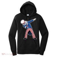 Dabbing Uncle Sam 4th of July Independence Day Women's Hoodie thumb 0