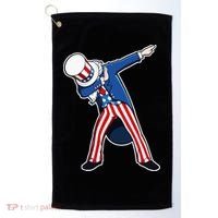 Dabbing Uncle Sam 4th of July Independence Day Golf Towel thumb 0