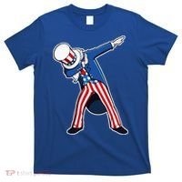 Dabbing Uncle Sam 4th of July Independence Day T-Shirt thumb 0