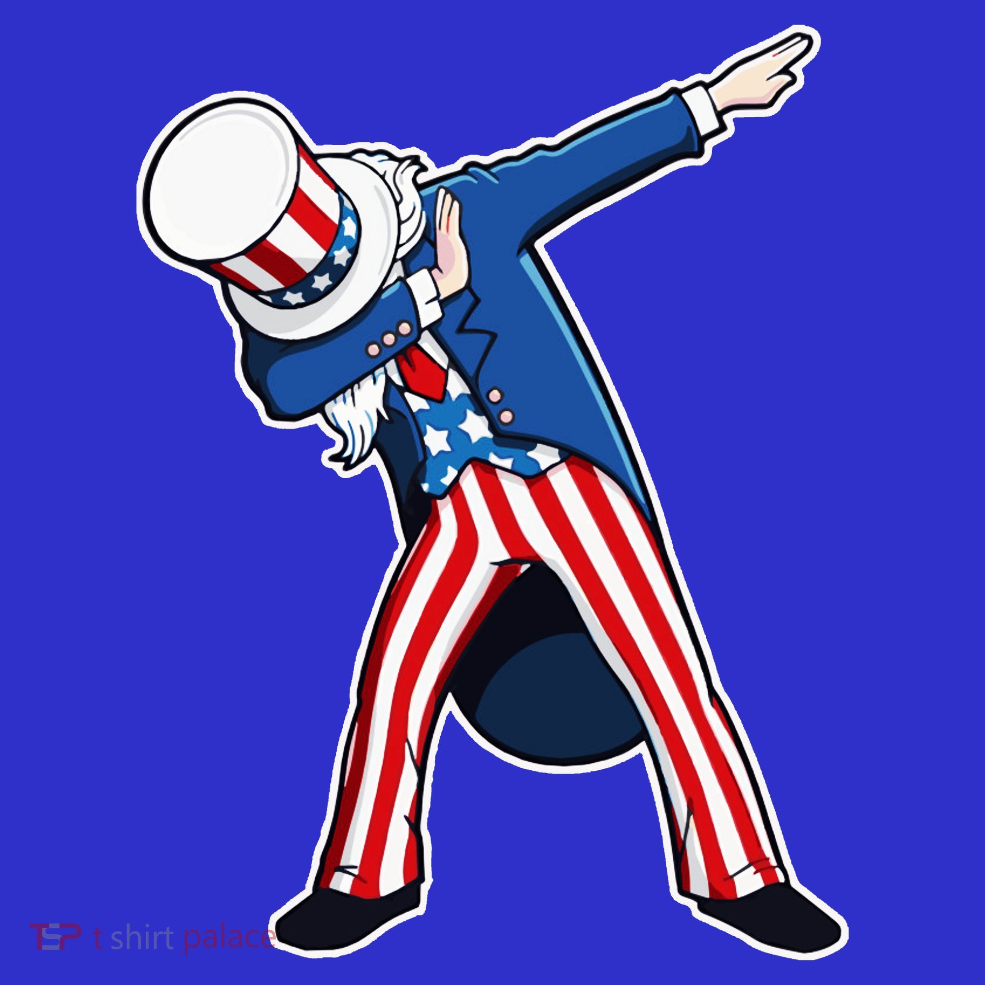 Dabbing Uncle Sam 4th of July Independence Day Coaster