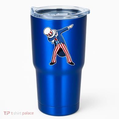 Dabbing Uncle Sam 4th of July Independence Day Tumbler