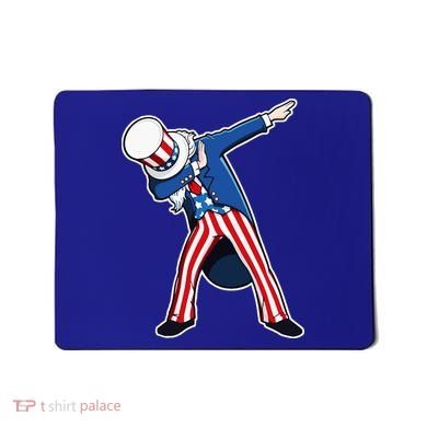 Dabbing Uncle Sam 4th of July Independence Day Mousepad