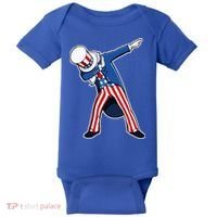 Dabbing Uncle Sam 4th of July Independence Day Baby Bodysuit thumb 0