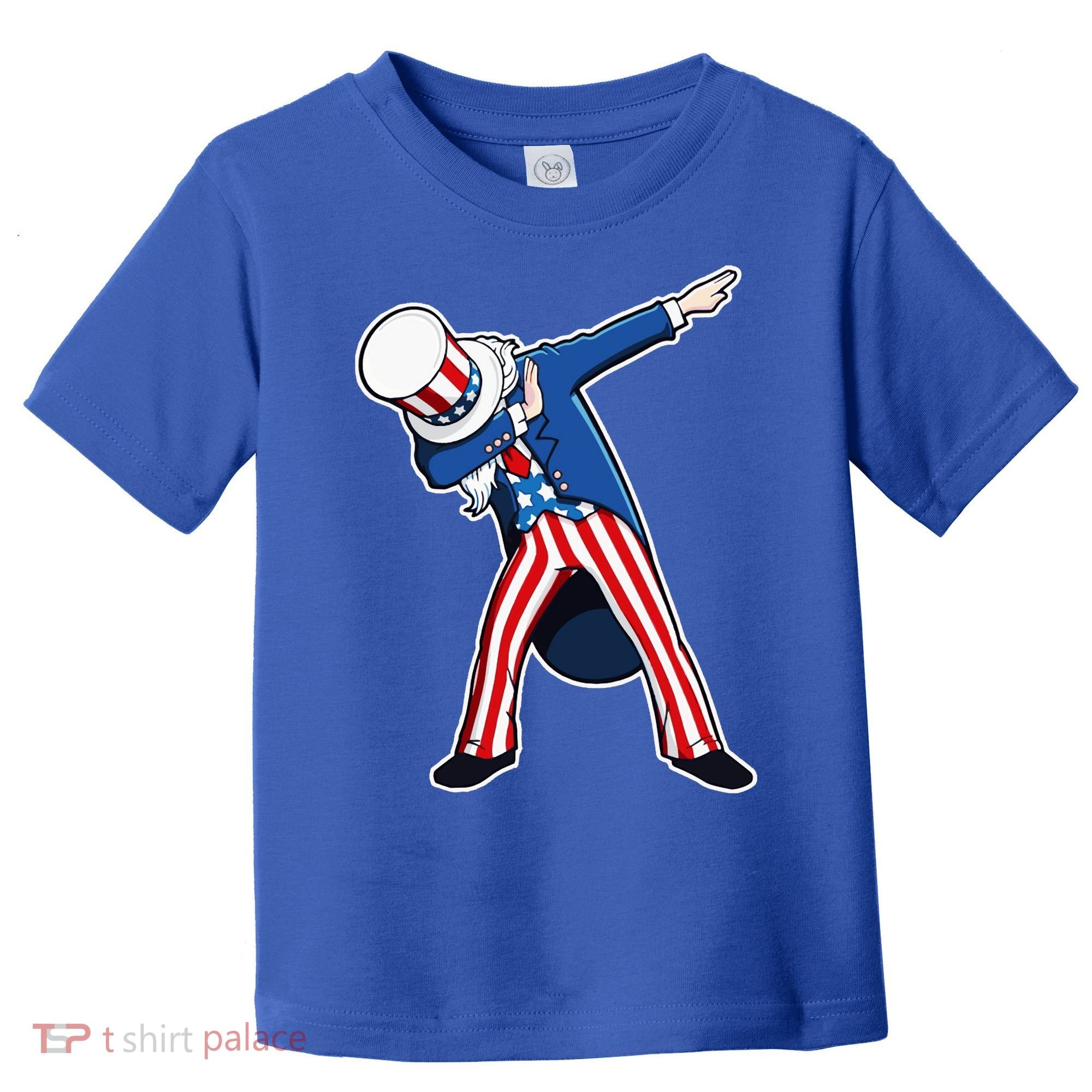 Dabbing Uncle Sam 4th of July Independence Day Toddler T-Shirt