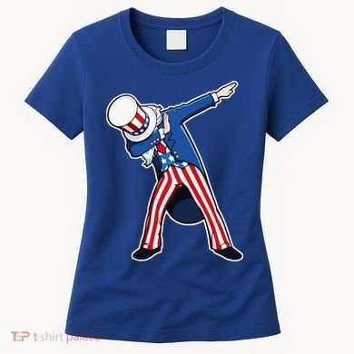 Dabbing Uncle Sam 4th of July Independence Day Women's T-Shirt