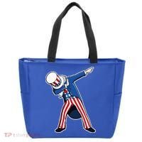 Dabbing Uncle Sam 4th of July Independence Day Tote Bag thumb 0