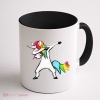 Dabbing Unicorn - Autism Awareness Coffee Mug thumb 1