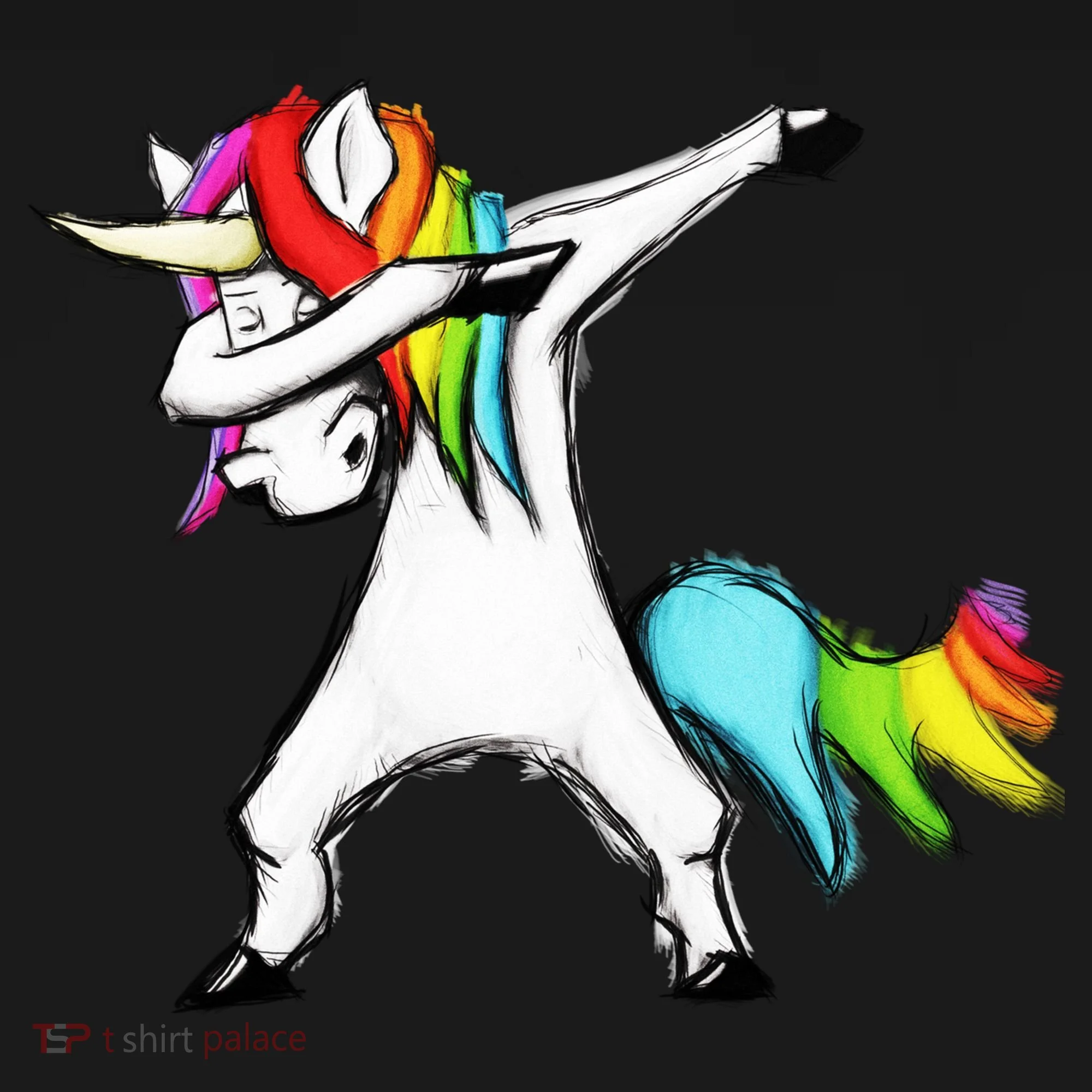 Dabbing Unicorn - Autism Awareness Women's Hoodie