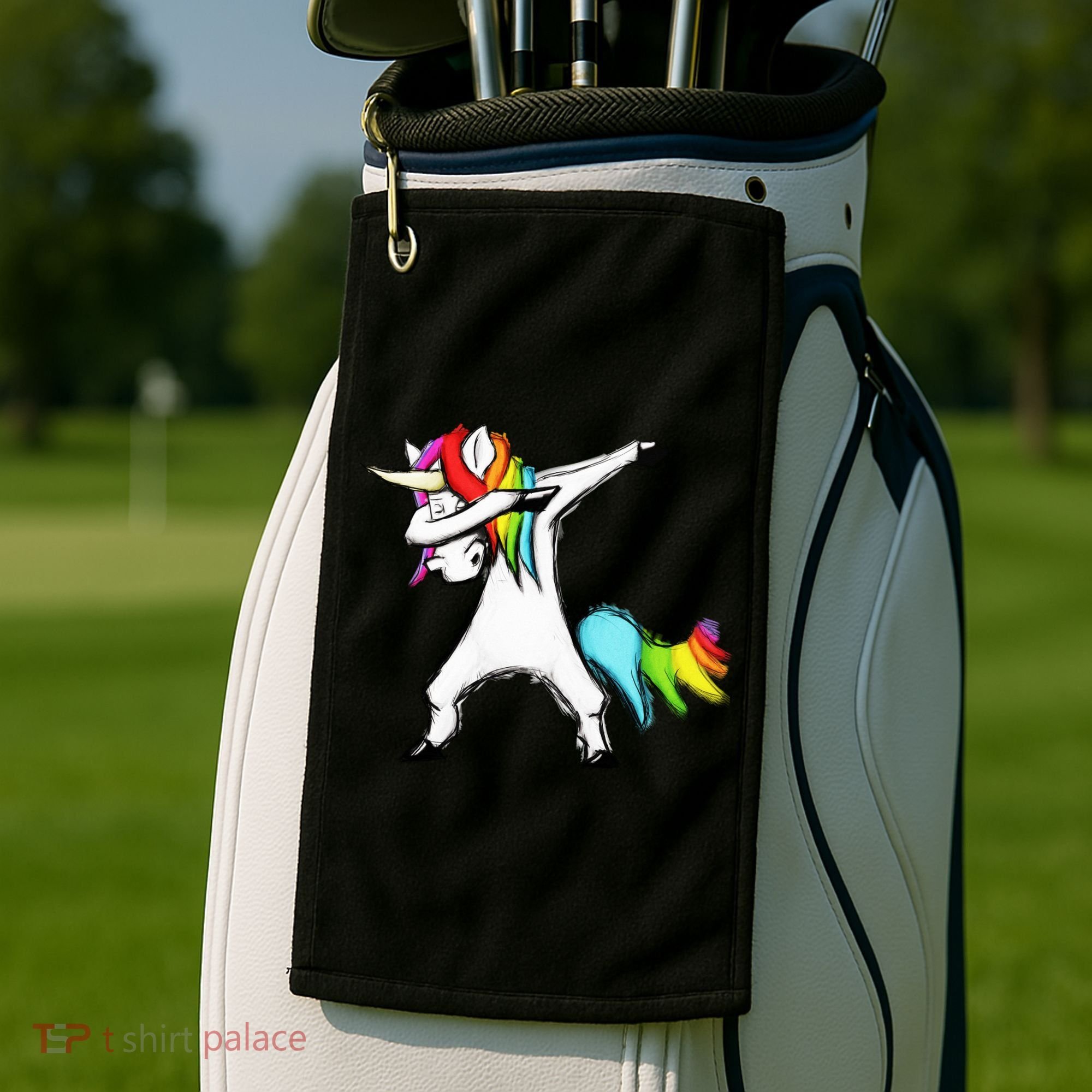 Dabbing Unicorn - Autism Awareness Golf Towel