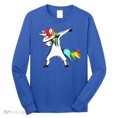 Dabbing Unicorn - Autism Awareness Long Sleeve Shirt