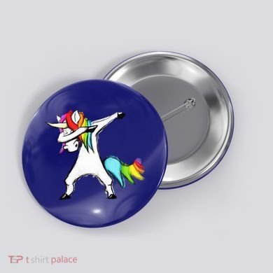 Dabbing Unicorn - Autism Awareness Button