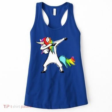 Dabbing Unicorn - Autism Awareness Women's Tank Top