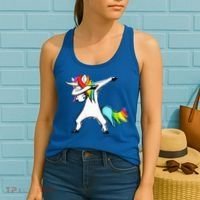 Dabbing Unicorn - Autism Awareness Women's Tank Top thumb 2
