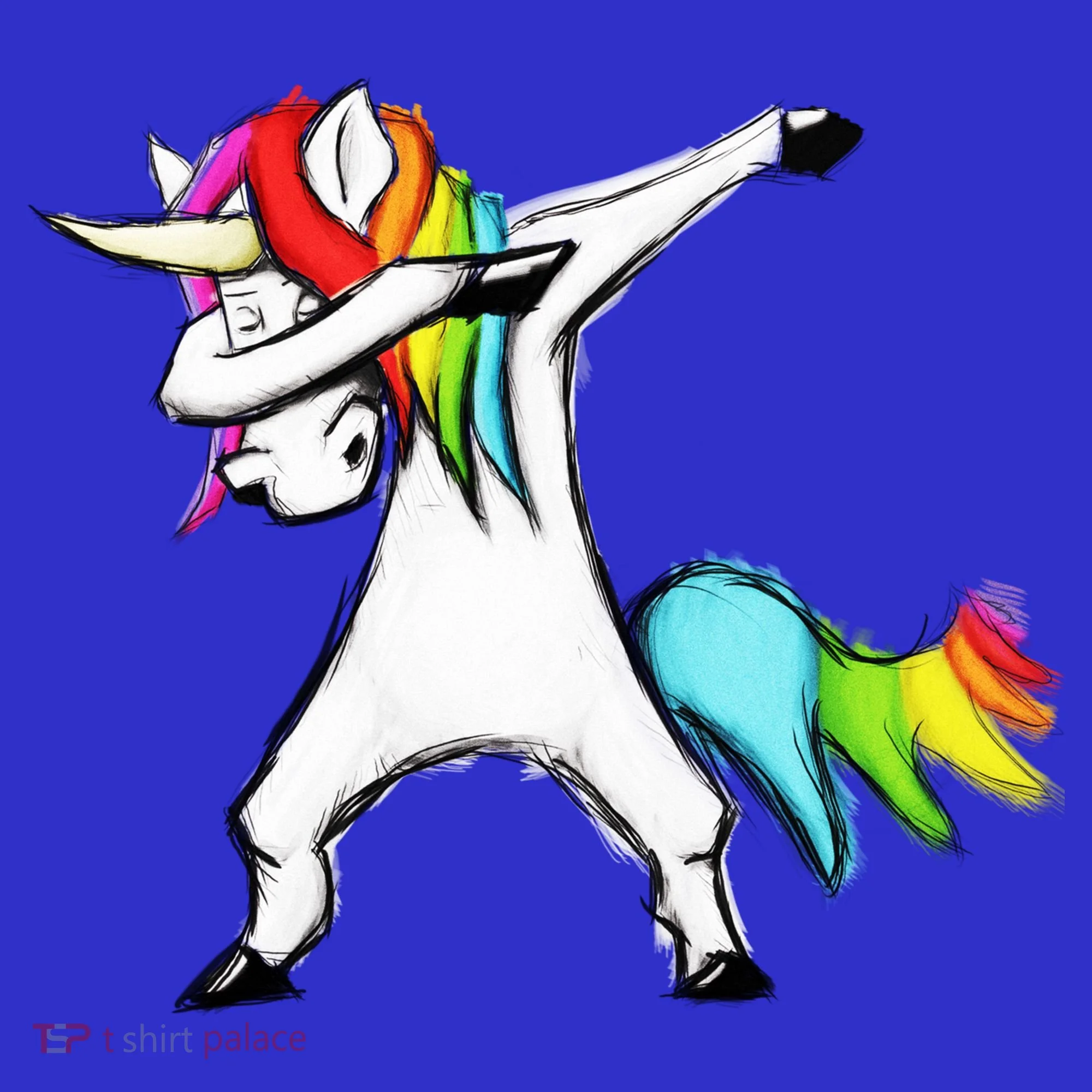 Dabbing Unicorn - Autism Awareness Baby Bodysuit