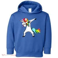 Dabbing Unicorn - Autism Awareness Toddler Hoodie thumb 0