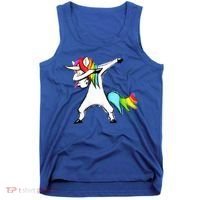 Dabbing Unicorn - Autism Awareness Tank Top thumb 0