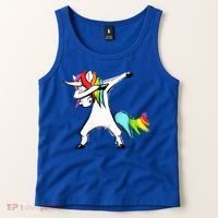 Dabbing Unicorn - Autism Awareness Tank Top thumb 2