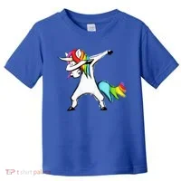 Dabbing Unicorn - Autism Awareness Toddler T-Shirt thumb 0