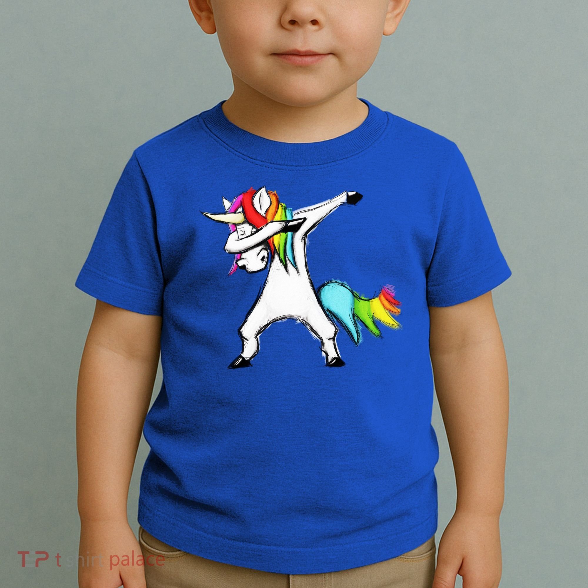 Dabbing Unicorn - Autism Awareness Toddler T-Shirt
