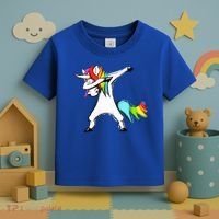 Dabbing Unicorn - Autism Awareness Toddler T-Shirt thumb 3