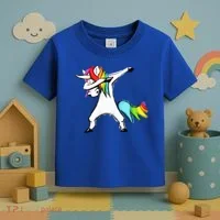 Dabbing Unicorn - Autism Awareness Toddler T-Shirt thumb 3