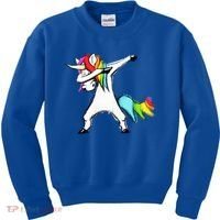 Dabbing Unicorn - Autism Awareness Kids Sweatshirt thumb 0