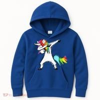 Dabbing Unicorn - Autism Awareness Kids Hoodie thumb 0