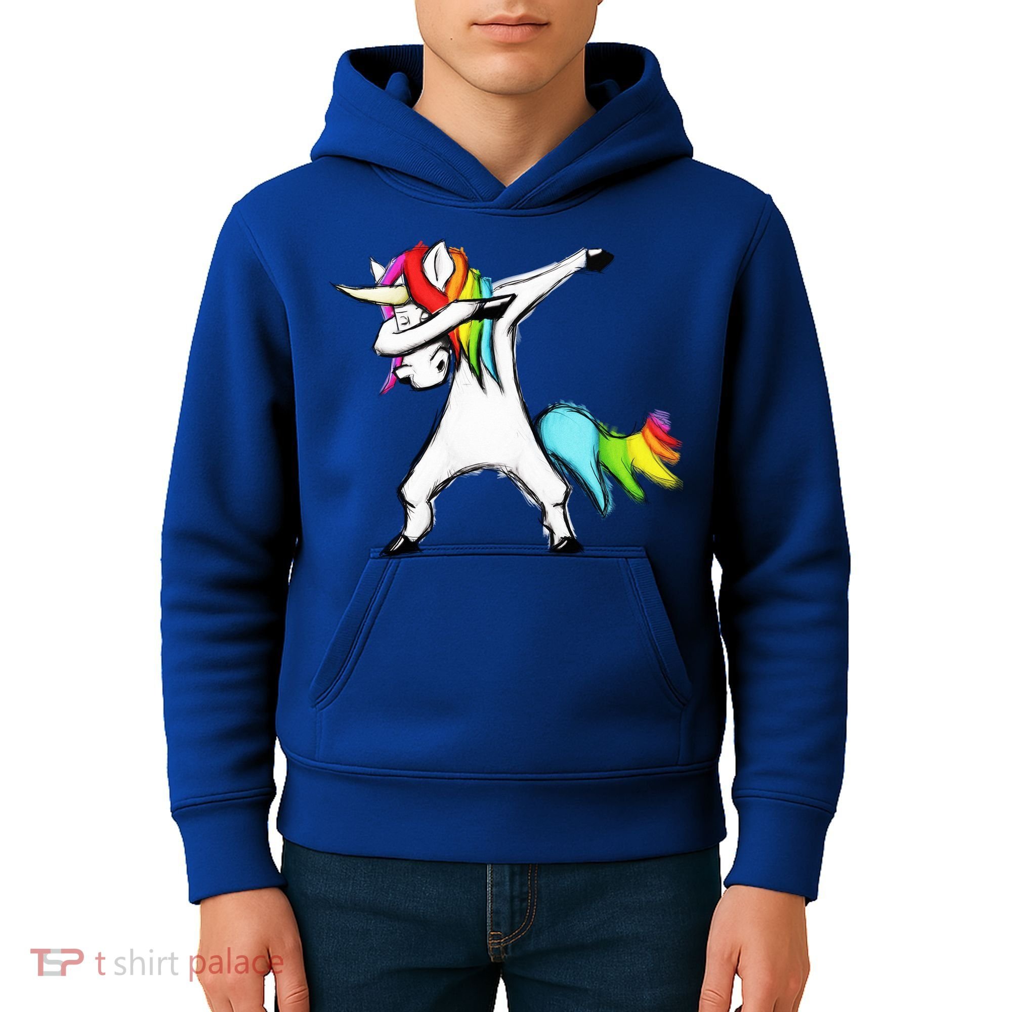 Dabbing Unicorn - Autism Awareness Kids Hoodie