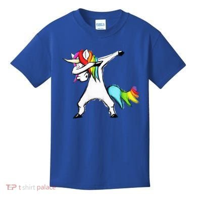 Dabbing Unicorn - Autism Awareness Kids T-Shirt