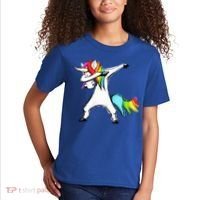 Dabbing Unicorn - Autism Awareness Kids T-Shirt thumb 2