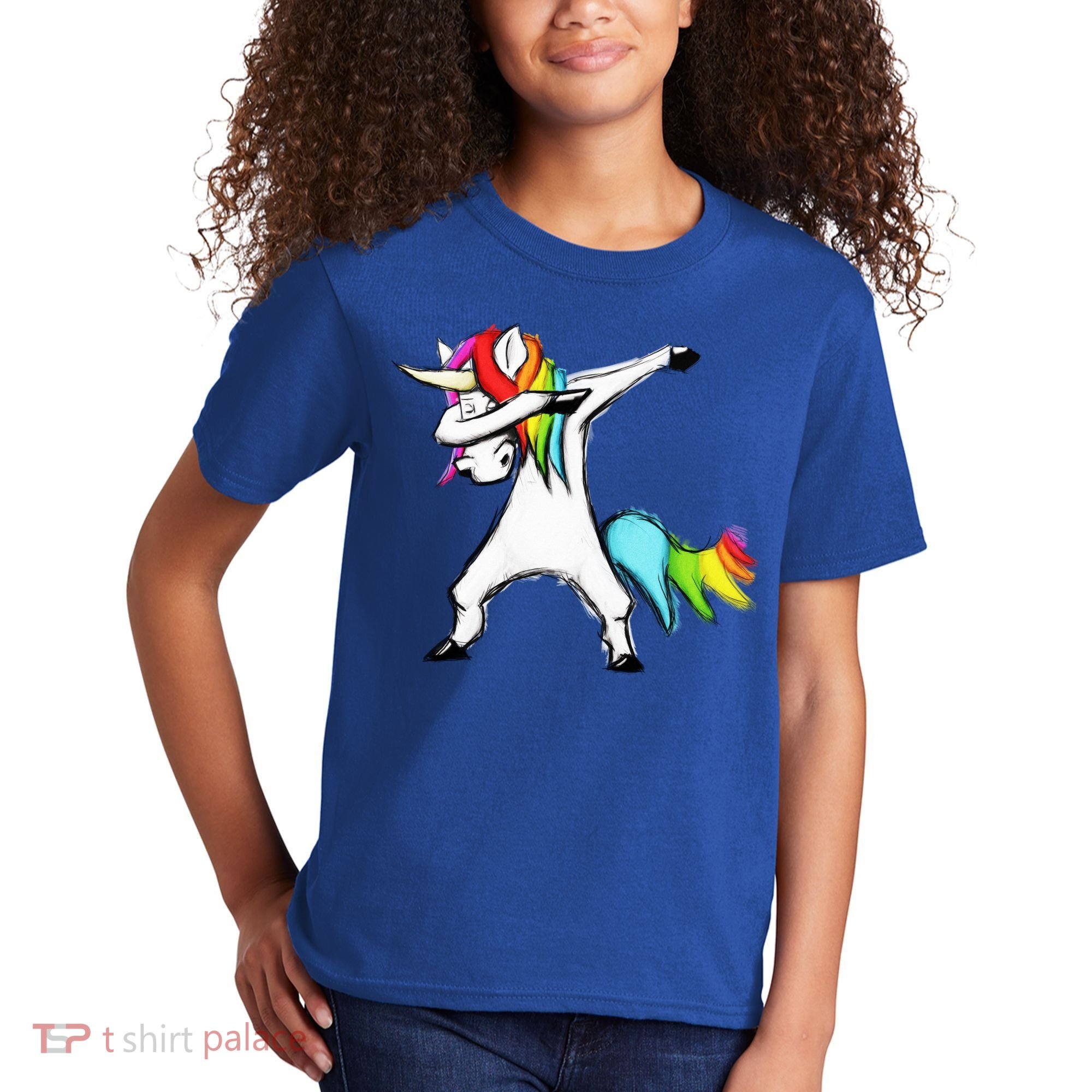Dabbing Unicorn - Autism Awareness Kids T-Shirt