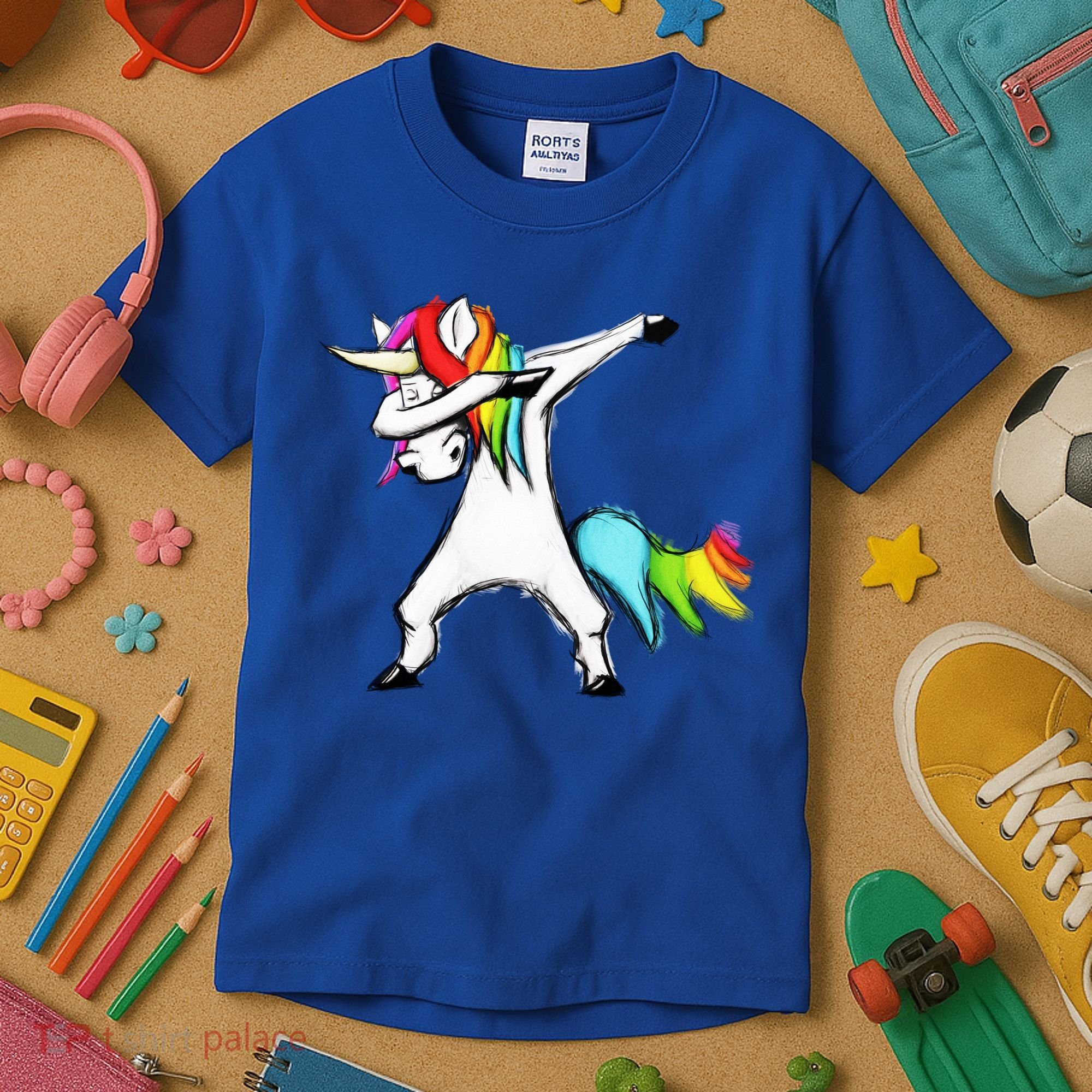 Dabbing Unicorn - Autism Awareness Kids T-Shirt