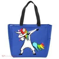 Dabbing Unicorn - Autism Awareness Tote Bag thumb 0