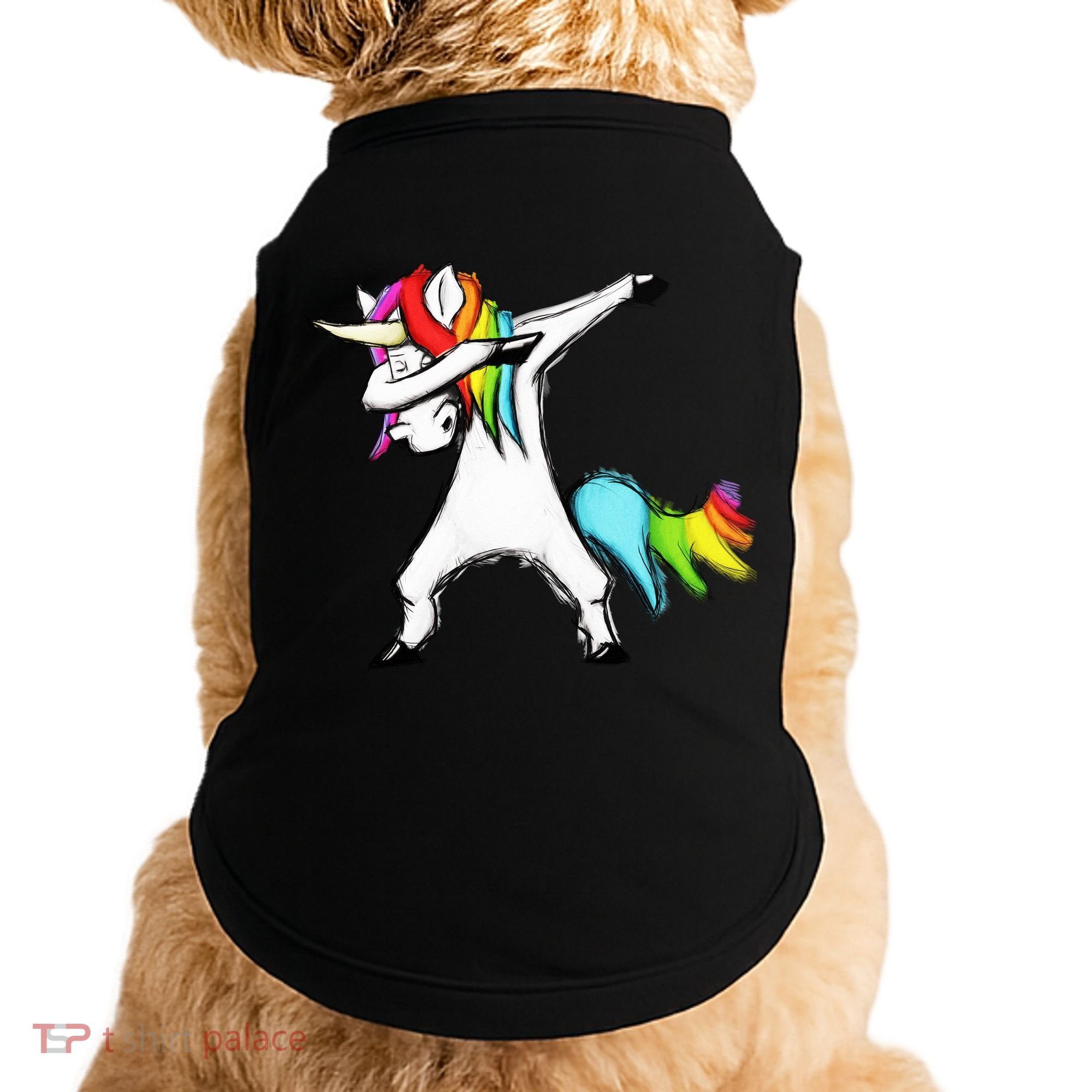 Dabbing Unicorn Doggie Tank