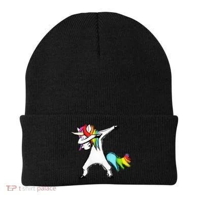 Dabbing Unicorn Beanie