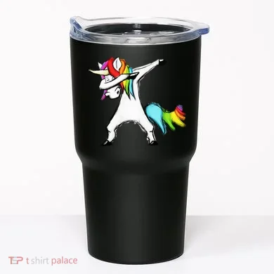 Dabbing Unicorn Tumbler