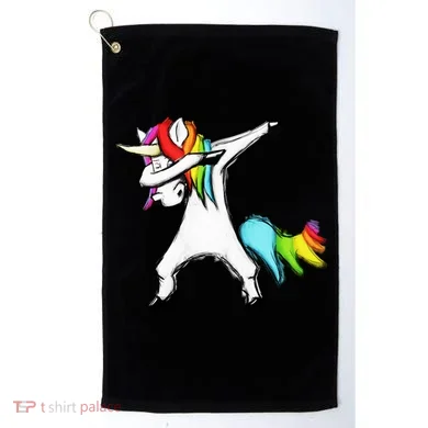 Dabbing Unicorn Golf Towel