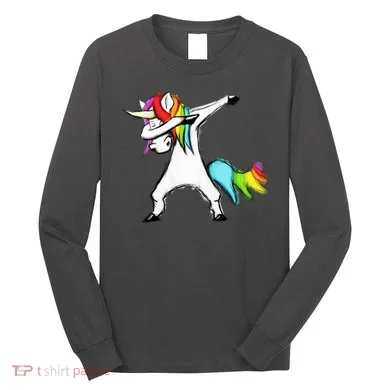 Dabbing Unicorn Long Sleeve Shirt
