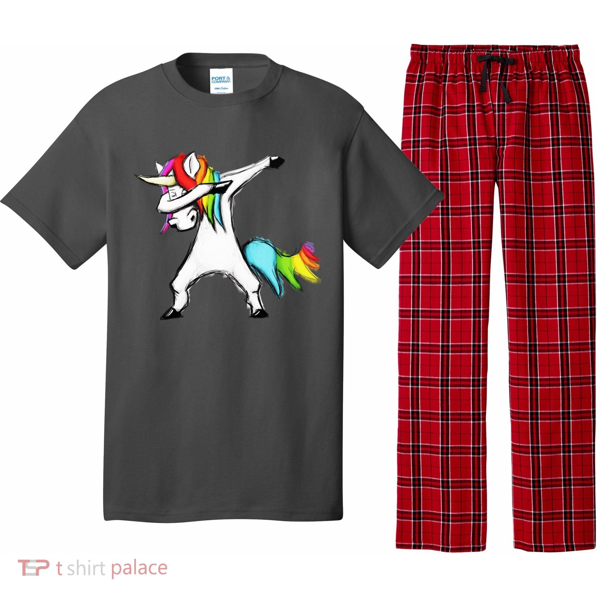 Dabbing Unicorn Pajama Set
