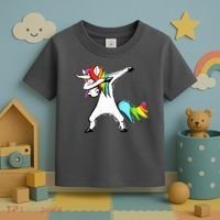 Dabbing Unicorn Toddler T-Shirt thumb 3