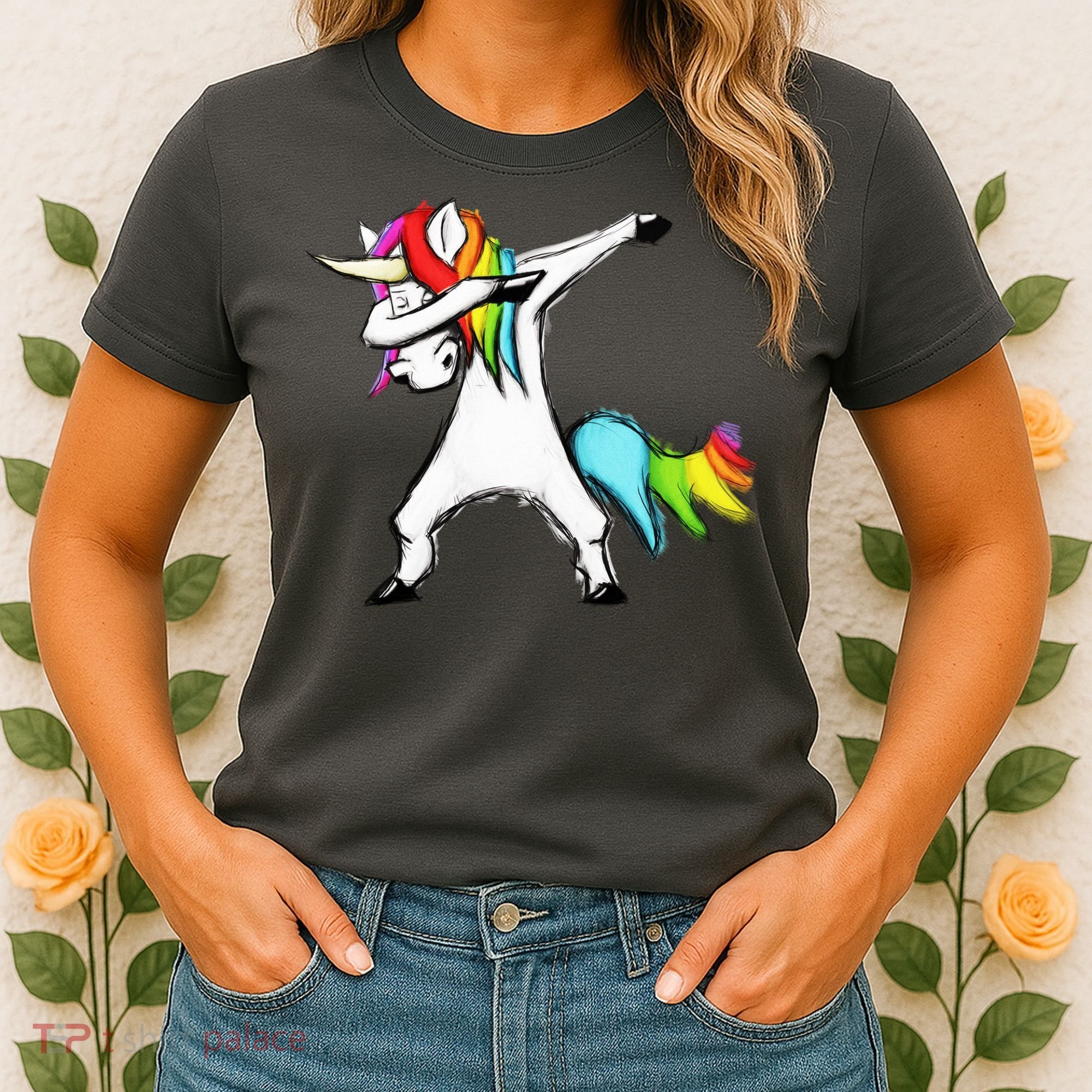 Dabbing Unicorn Women's T-Shirt