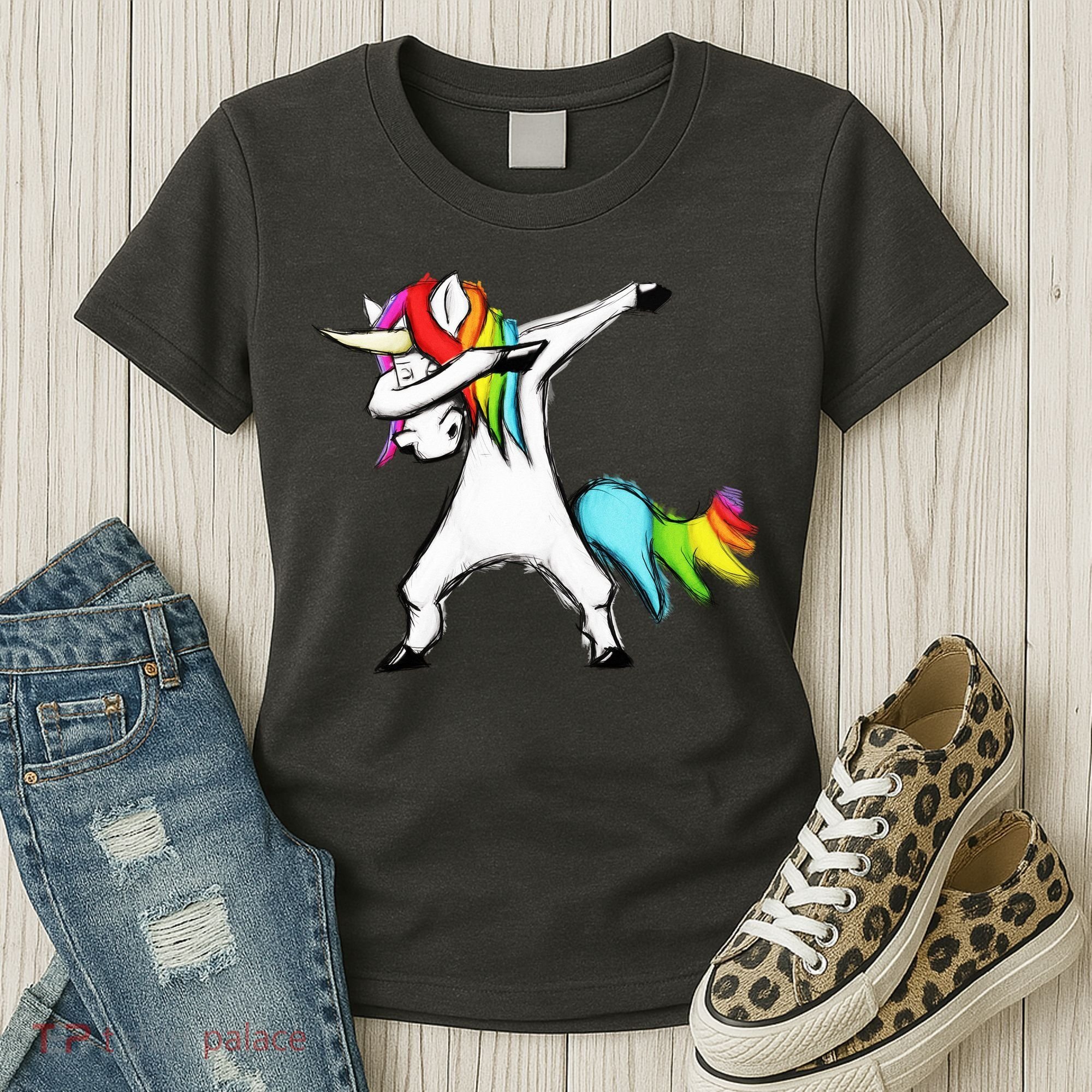 Dabbing Unicorn Women's T-Shirt