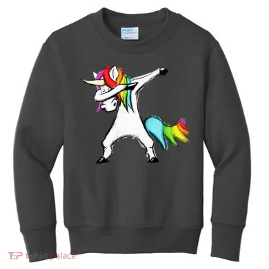 Dabbing Unicorn Kids Sweatshirt