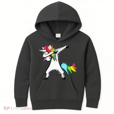 Dabbing Unicorn Kids Hoodie