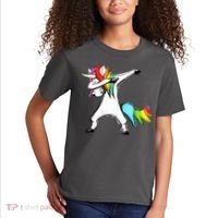 Dabbing Unicorn Kids T-Shirt thumb 2