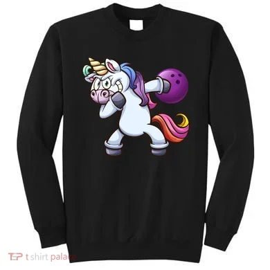Dabbing Unicorn Bowling  Sweatshirt