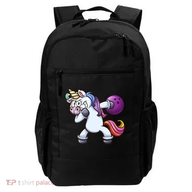 Dabbing Unicorn Bowling  Backpack
